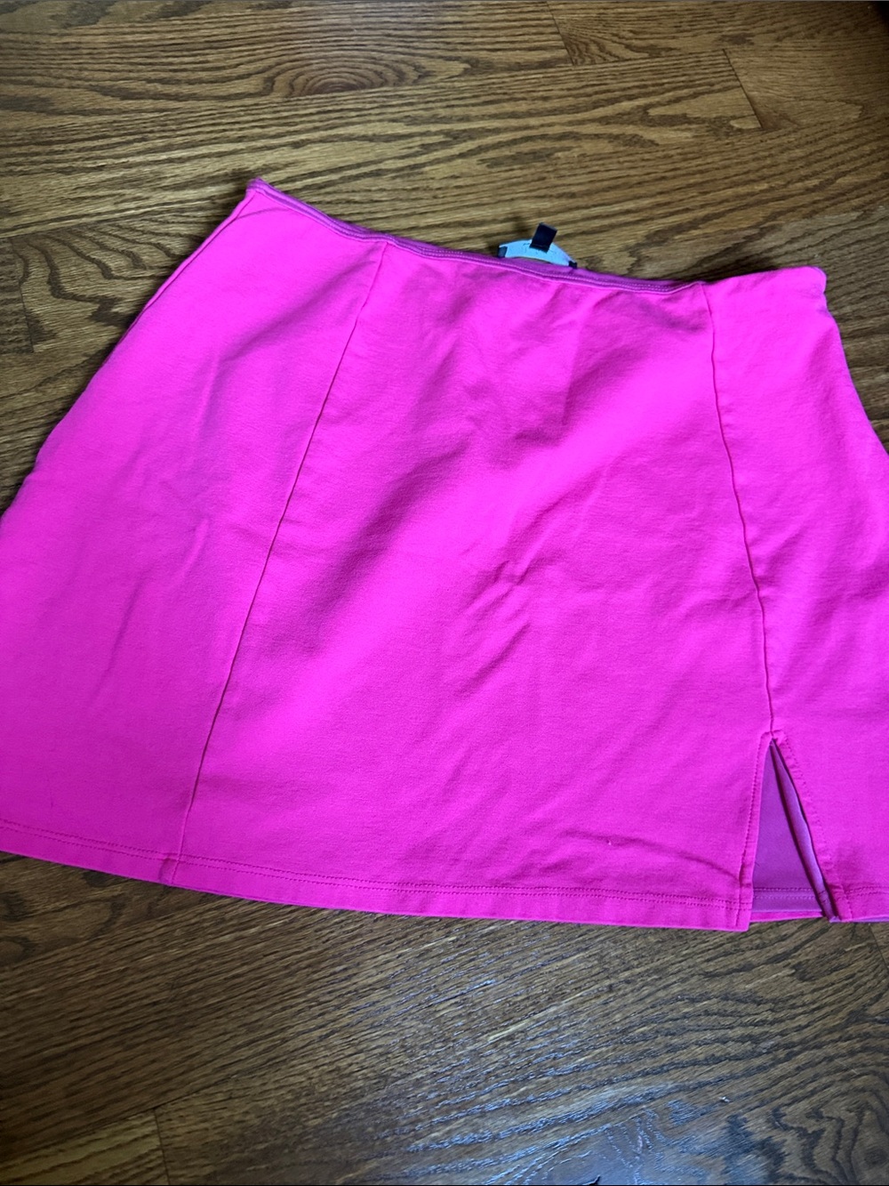 Lulus pink stretch mini skirt size XL